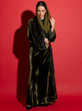 Olive abaya with headscarf